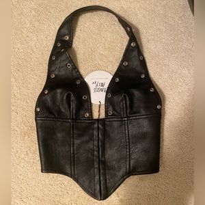 Princess Polly Palladia PU Jordy top